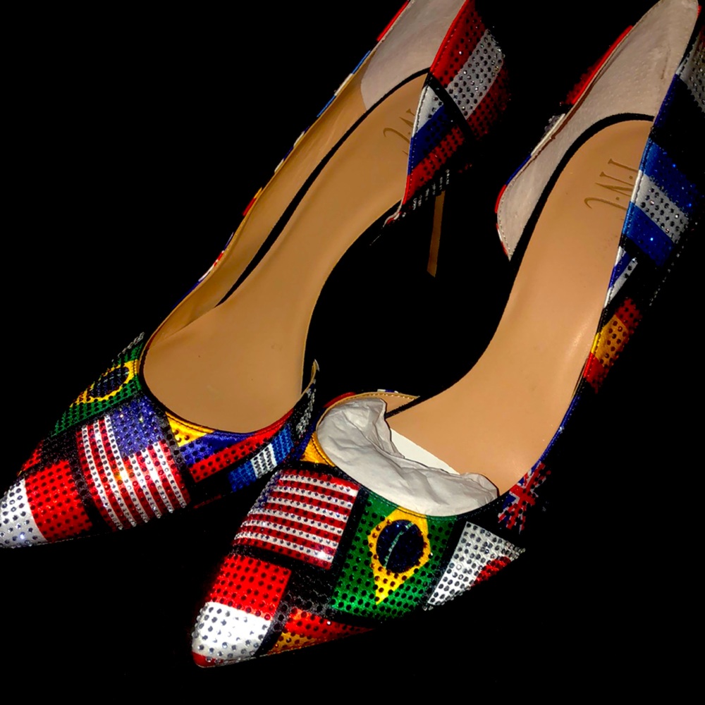 Multi color heels